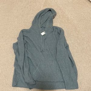 Women’s Aerie Green Hooded Sweater